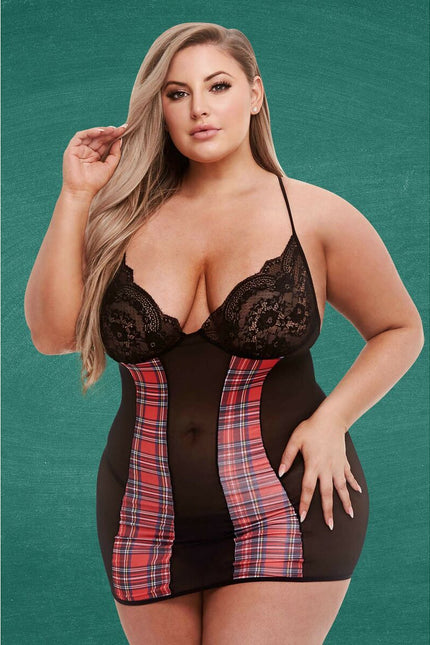 Erotic Costume Teacher’s Pet School Girl Red L