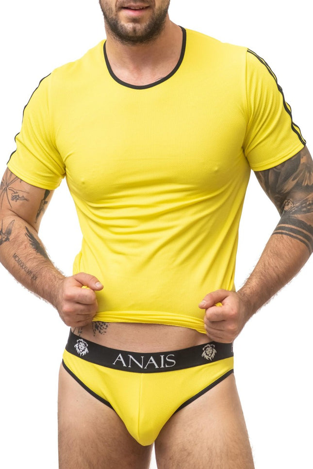 Herren T-Shirt 053412 gelb - 3XL